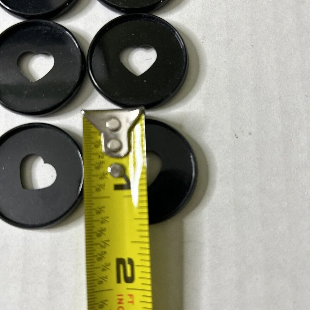 Happy Planner Discs Black Plastic lot of 9 Classic Planner size